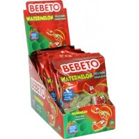 Bebeto Жувальні цукерки "Кавун" 80гр  12х6