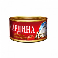 Сардина атлатична у томатному соусі Арктика 240 г