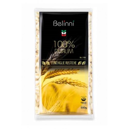 Ракушки Pasta Conchiglie rustiche №198 500 г TM «Belinni»