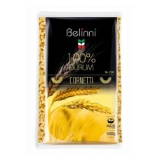 Рожки обычные Pasta Cornetti rigati №150 500 г TM «Belinni»