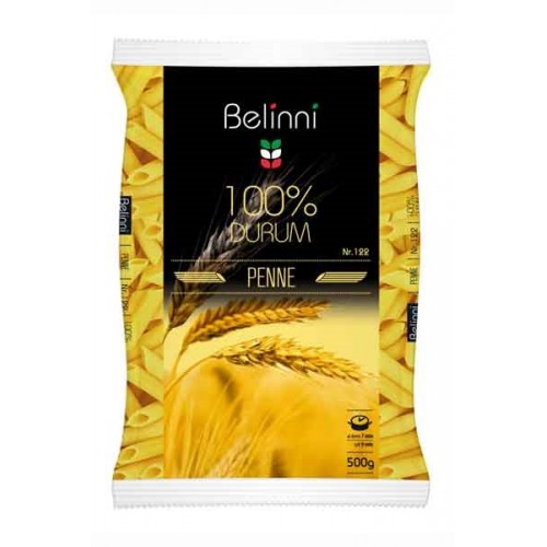 Перо Pasta Penne rigate №122 500 г TM «Belinni»