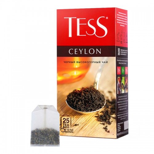 Чай черный байховый мелкий в пакетиках 25 шт Ceylon Tess