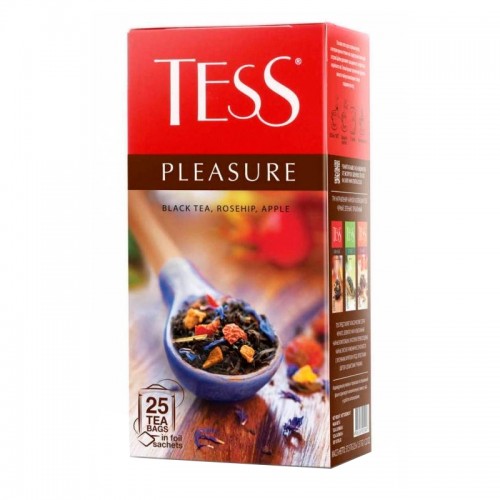Чай черный пакетированный 25 шт Pleasure Tess
