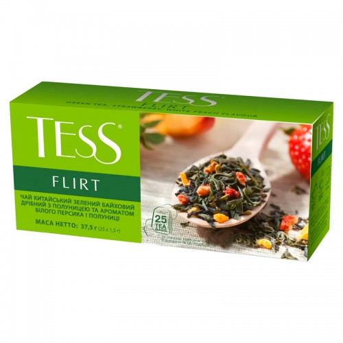 Чай зелений пакетований 25 шт Flirt TESS