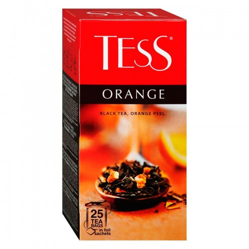 Чай черный в пакетиках 25 шт Orange Tess