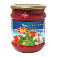 Соус томатний Український ТМ Чугуев Продукт 480 г