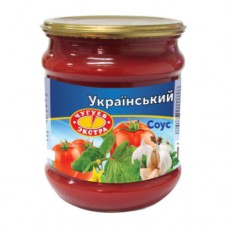 Соус томатний Український ТМ Чугуев Продукт 480 г