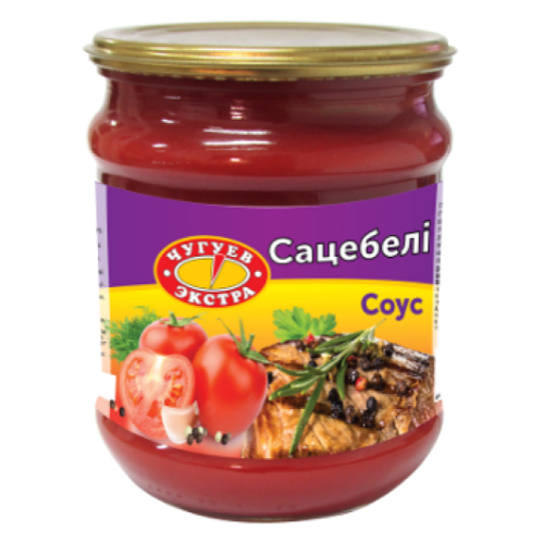 Соус томатный Сацебелі ТМ Чугуев Продукт 480 г