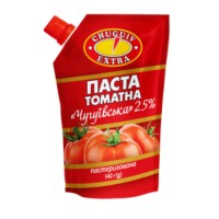 Томатна паста 25% Чугуївська Чугуєв Продукт 140 г