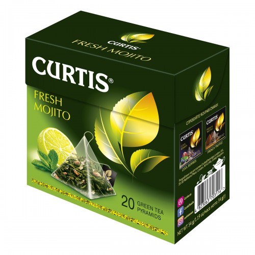 Чай Curtis "Fresh Mojito" 20 пакетиків 34 г (20*1,7г)