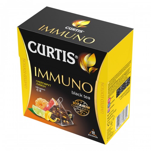 Чай Curtis "Immuno Black Tea" 18 пакетиків 32.4 г (18*1,8г)
