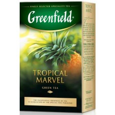 Чай китайський зелений байховий листовий з ібиром та ананасом «Tropical Marvel», 100 г ТМ «Greenfield»