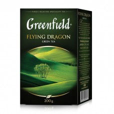 Чай китайський зелений байховий листовий Flying Dragon Greenfield 200 г