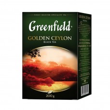 Чай цейлонський чорний байховий листовий Golden Ceylon Greenfield  200 г