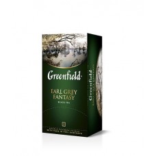 Чай черный байховый мелкий в пакетиках для разовой заварки c ароматом бергамота «Earl Grey Fantasy», 50 г ТМ «Greenfield»