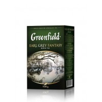 Чай черный байховый листовой c ароматом бергамота «Earl Grey Fantasy», 100 г ТМ «Greenfield»