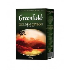 Чай цейлонський чорний байховий листовий «Golden Ceylon», 100 г ТМ «Greenfield»