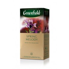 Чай індійський чорний з запашними травами в пакетиках 25 шт Spring Melody Greenfield