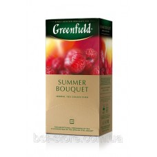 Чай фруктово - трав'яний в пакетиках для разової заварки «Summer Bouquet», 50 г (25 x 2г) ТМ «Greenfield»