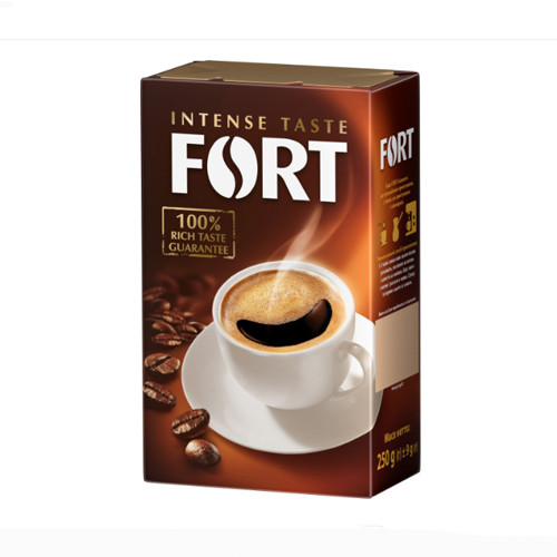 Кава натуральна смажена мелена, 250 г ТМ «Fort»