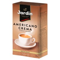 Кава натуральна смажена мелена «Americano Crema» 250 г, ТМ «Jardin»