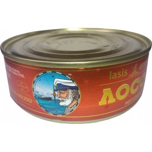 Лосось атлантичний натуральний ключ ж/б Baltijas 230 г