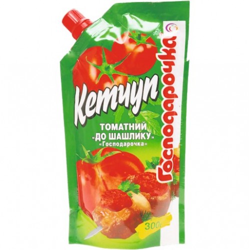 Кетчуп томатный к шашлыку д/п Господарочка 300 г