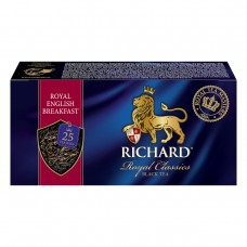 Чай "Річард" "Royal English Breakfast" 25 пакетиків 50 г (25*2г)