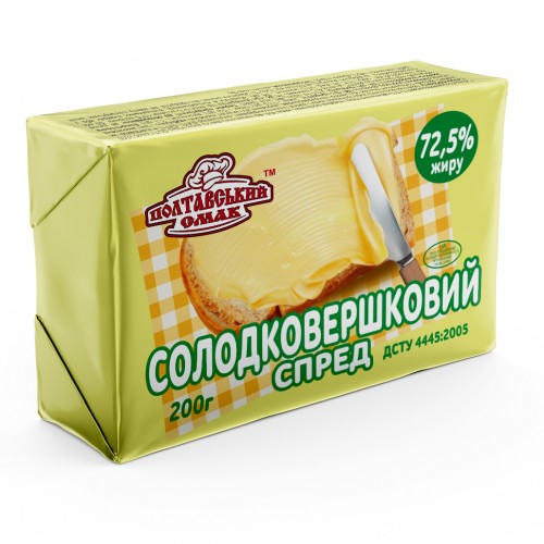 Спред Солодковершковий 72.5% ТМ Полтавський смак 200 г