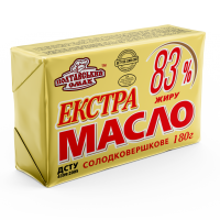 Масло сладкосливочное Экстра 83% жира ДСТУ ТМ Полтавський смак