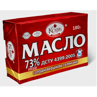 Масло сладкосливочное крестьянское 73% жира ДСТУ Козуб Продукт