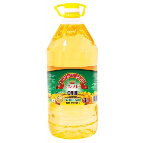 Олія соняшникова рафінована 3,0л "Королівський смак"