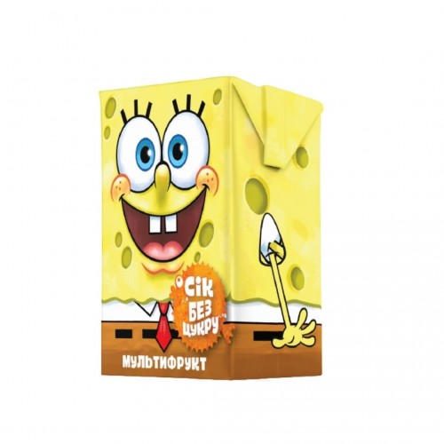Сік мультифруктовий Sponge Bob 0.2 л