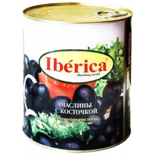 Маслини "IBERICA" оригінальні  з/к  ж/б  300 г