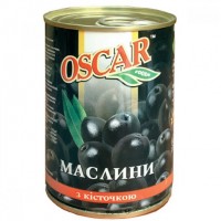 Маслины с косточкой ж/б Oscar 280 г