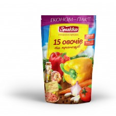 Приправа універсальна 15 овочів та прянощів Smakko 160 г