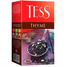 Чай индонезийский черный байховый листовой с ароматом лимона и чабреца "Thyme" 90 г TM "TESS"