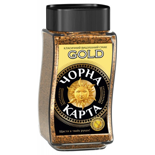 Кофе растворимый с/б Gold Черная Карта 190 г