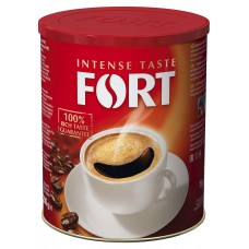 Кава натуральна розчинна в гранулах ж\б, 200 г ТМ «Fort»