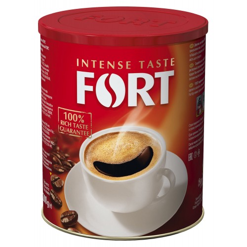 Кава натуральна розчинна в гранулах ж\б, 200 г ТМ «Fort»
