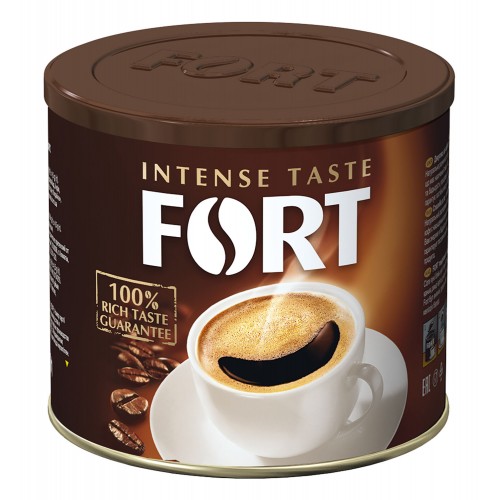 Кава натуральна розчинна ж\б 50 г ТМ «Fort»