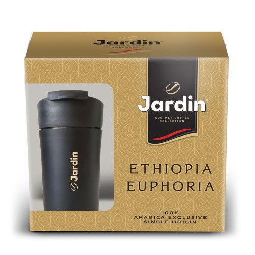 Кава натуральна смажена мелена  «Ethiopia Euphoria», 250г. ТМ «Jardin»+термочашка