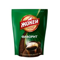 Кофе Жокей "Фаворит" растворимый гранулированный мягк/уп. 65гр. ТМ «Жокей»