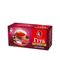 Чай индийский черный байховый мелкий с ароматом малины в пакетиках 24 шт Принцесса Гита 36 г