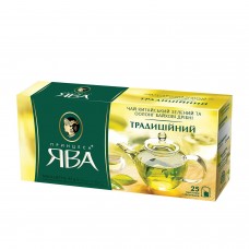 Чай китайський зелений та оолонг байхові дрібні у пакетиках 25 шт Традиційний Принцеса ЯВА