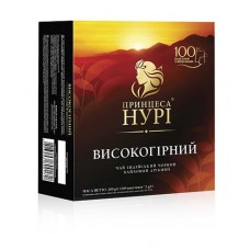 Чай індійський чорний байховий дрібний в пакетиках 100 шт Високогірний Принцеса НУРІ