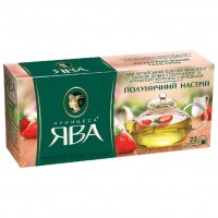 Чай китайский зеленый в пакетиках 25 шт Клубничное настроение Принцесса Ява 37,5 г
