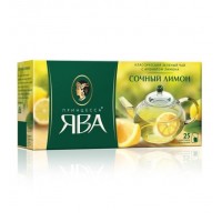 Чай китайский зеленый Сочный лимон в пакетиках 25 шт Принцесса Ява 37,5 г