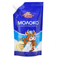 Молоко цельное сгущенное с сахаром 8,5% жира ТМ Полтавський смак ДойПак 290г