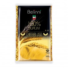 Макарони з твердих сортів пшениці Ріжки особливі Pasta Chiffari lisci №183 Belinni 500 г